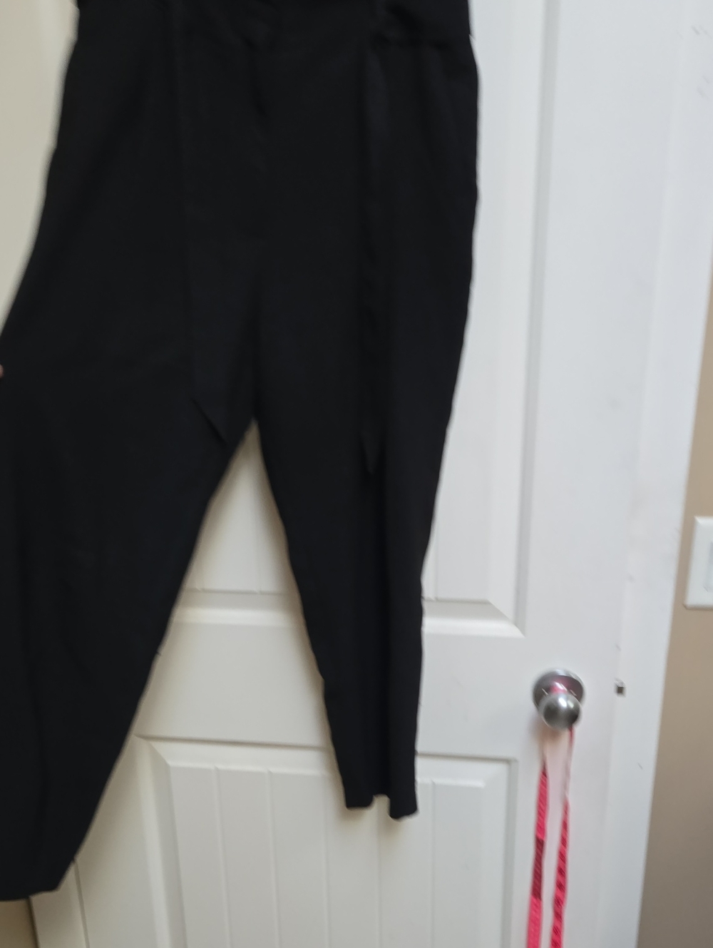 H&M Classic Black Ankle-Length High-Waist Pants Women Size 10